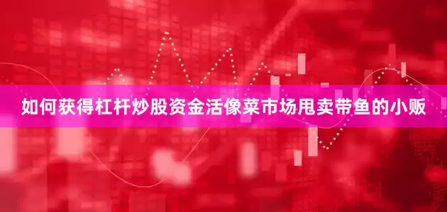 如何获得杠杆炒股资金活像菜市场甩卖带鱼的小贩