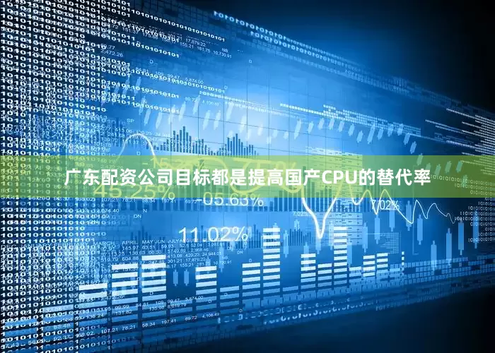 广东配资公司目标都是提高国产CPU的替代率