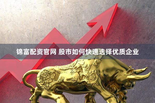 锦富配资官网 股市如何快速选择优质企业